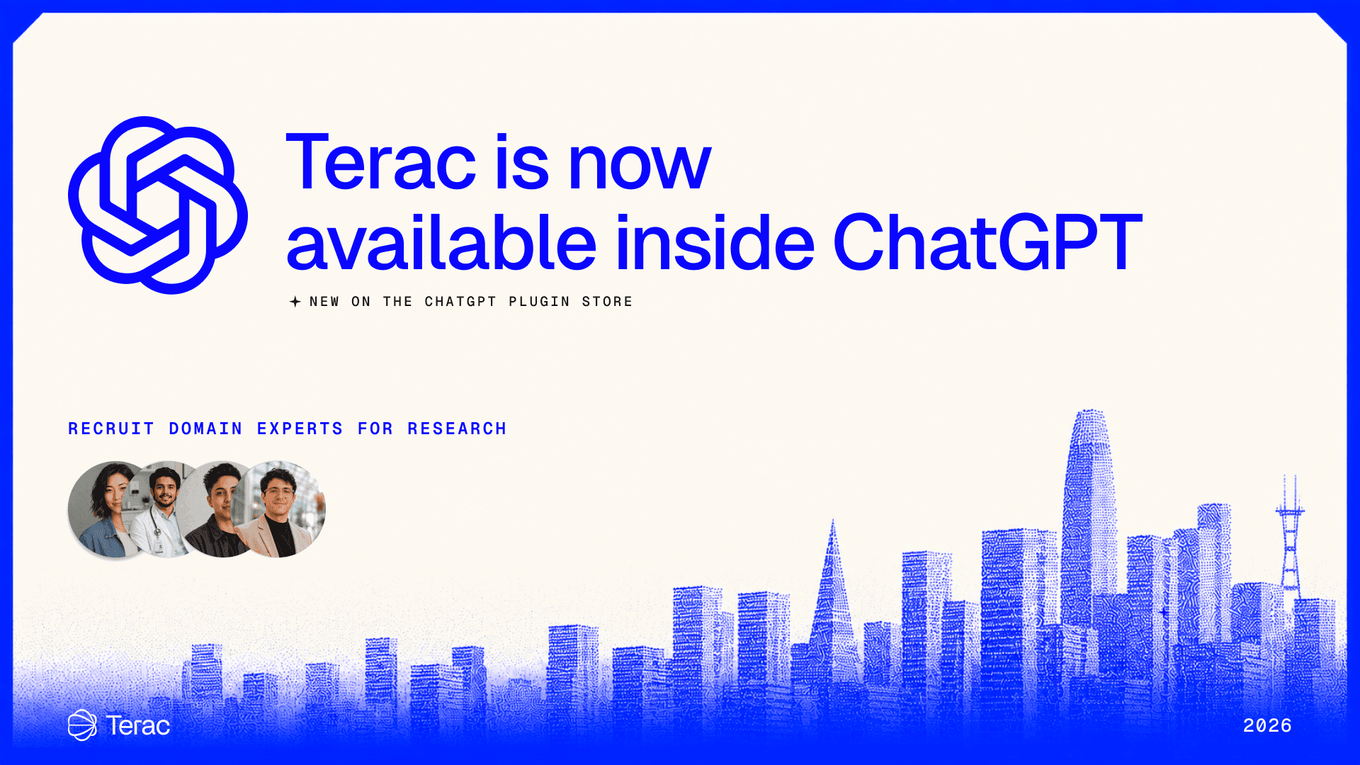 Terac is now available inside ChatGPT